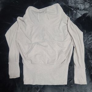 Light Beige Lululemon Hoodie with Kangaroo Pocket